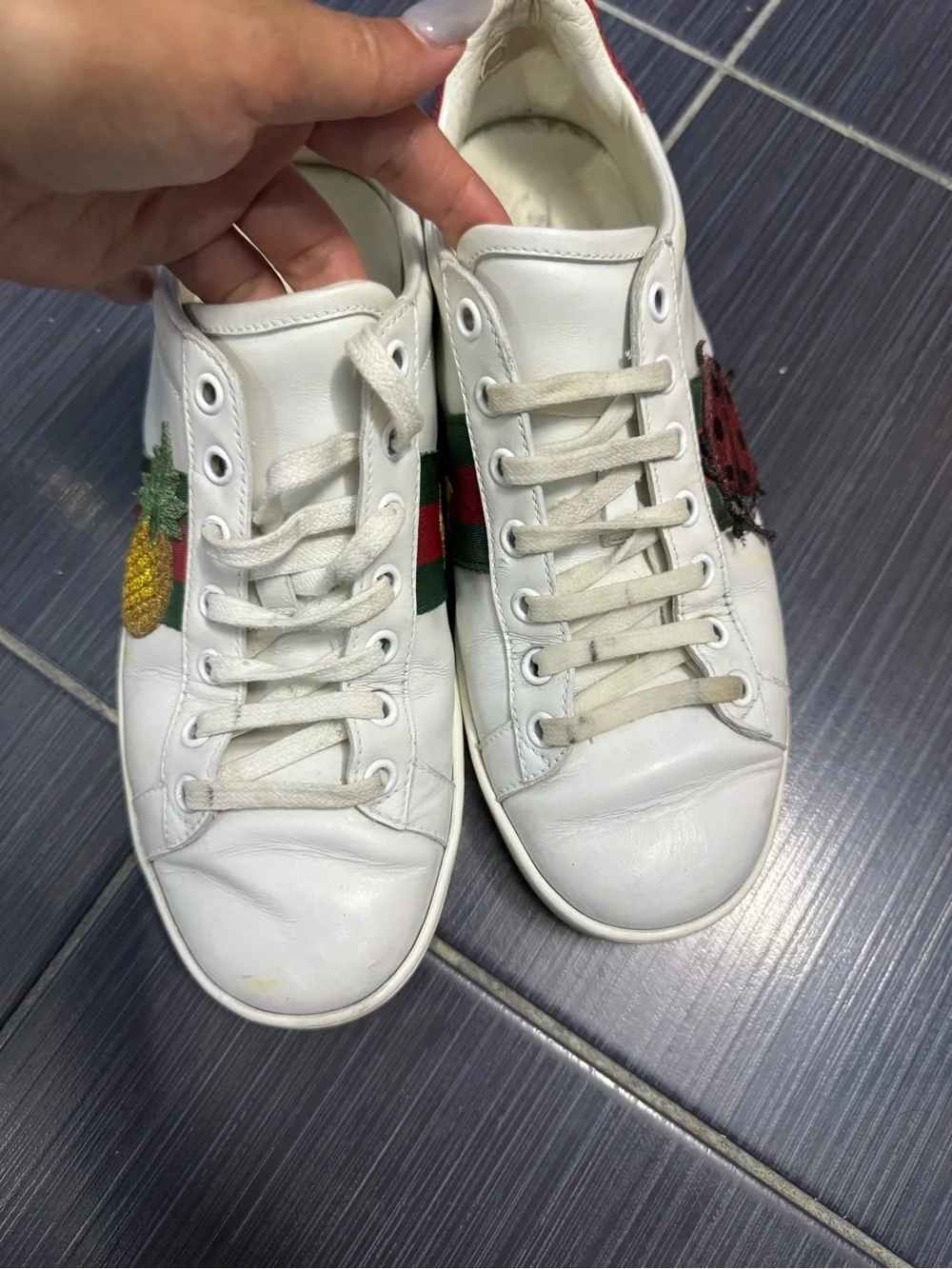 Gucci Women’s Ace 'Pineapple' Sneakers